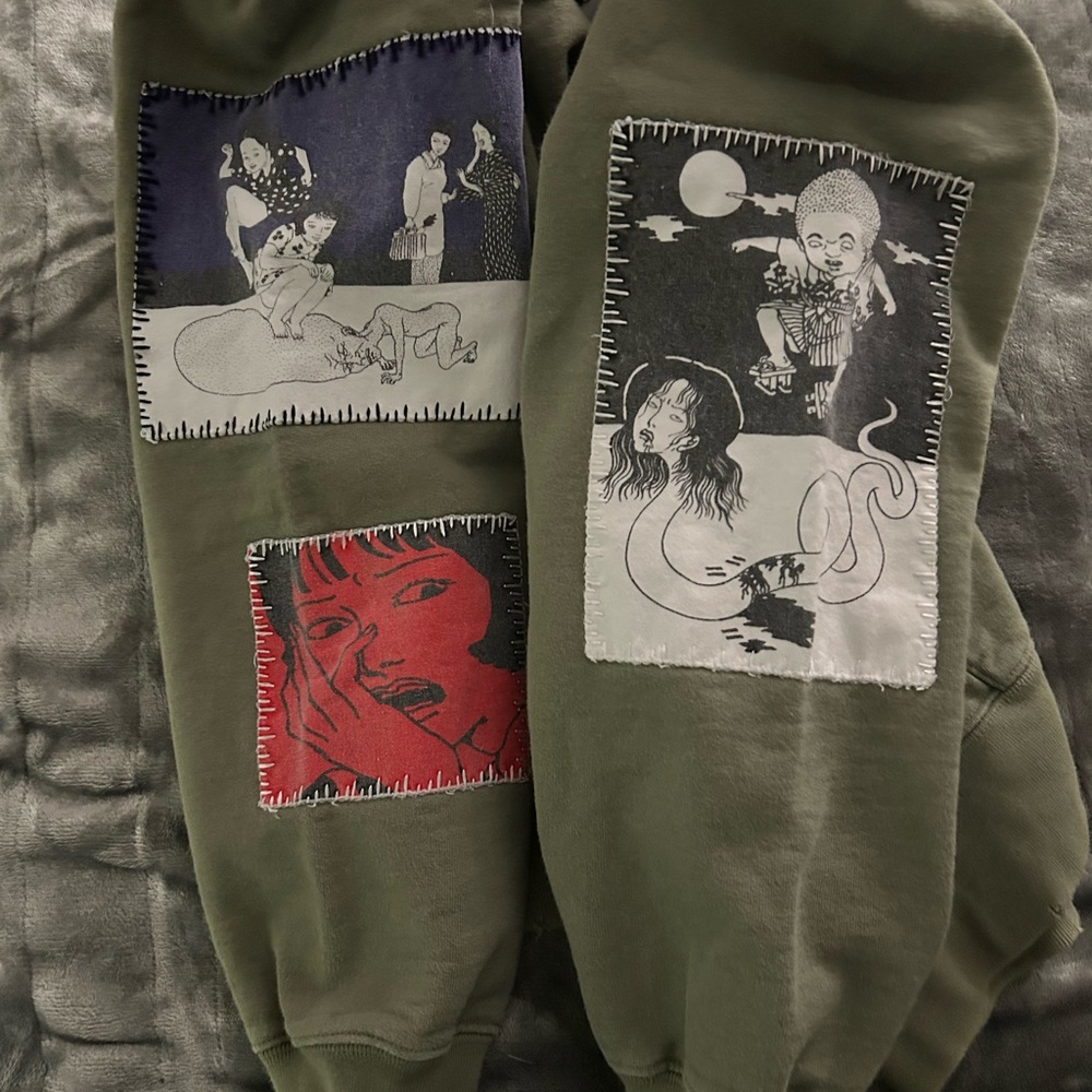 Supreme x Toshio Saeki Hooded Sweatshirt Sz Small - Picture 8 of 9